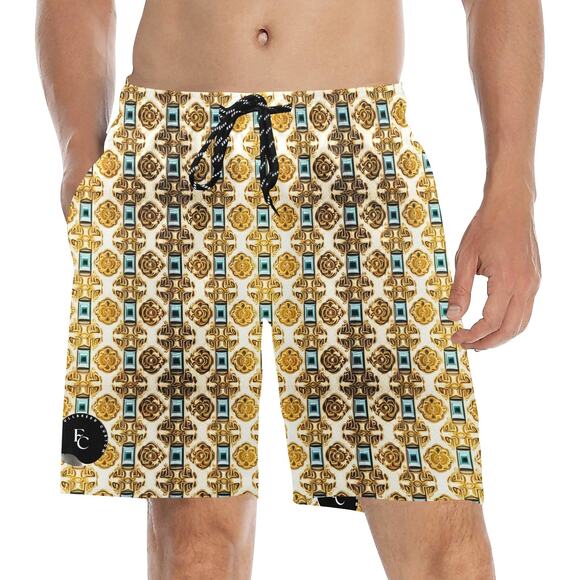 kokorepublic Men's Mid-Length Beach Shorts (L51) - Picture 1 of 4